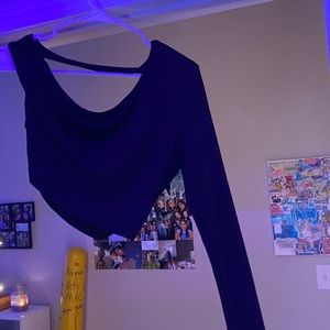 Black One shoulder top